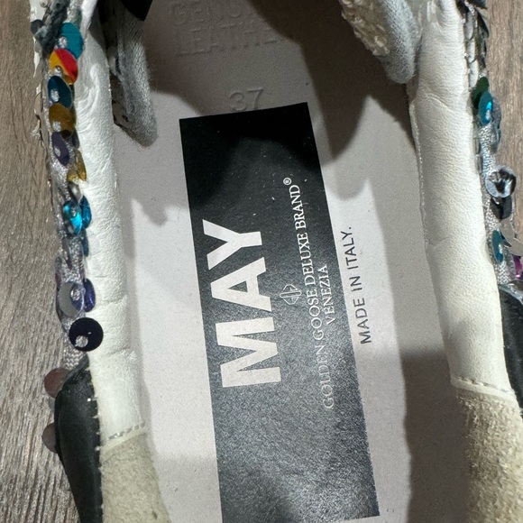 Golden Goose Metallic Rainbow Sequins.  Size 37. Great condition! - Picture 4 of 6